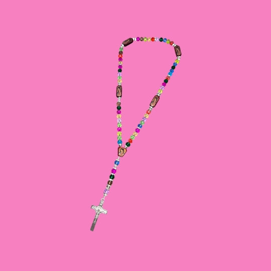 Virgin Mary Beaded Rosary