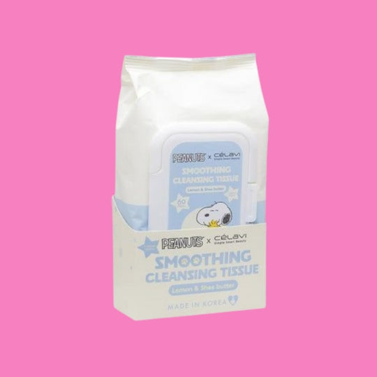 Peanuts Smoothing Lemon + Shea Butter Wipes