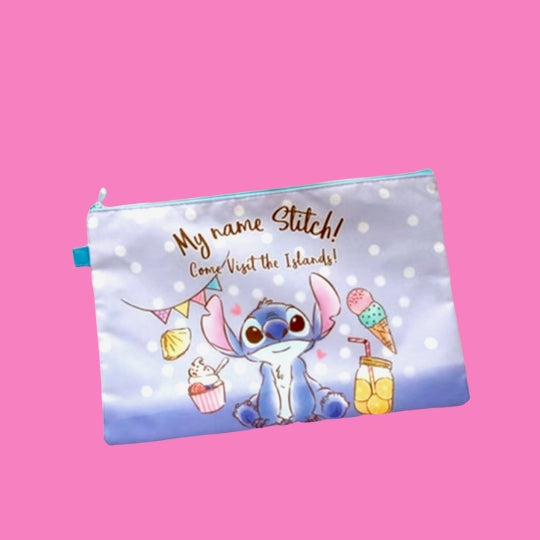 Character Large Zipper Pouch