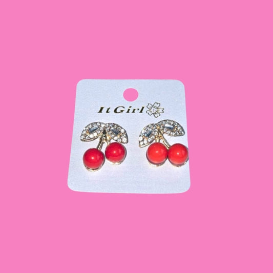 Cherry Bling Earrings