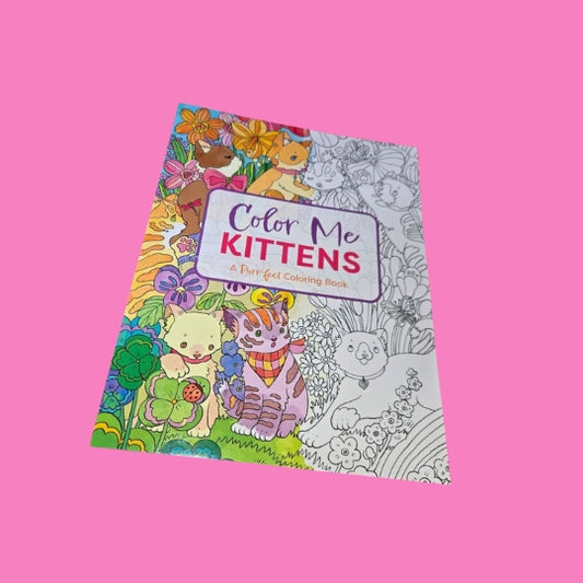 Color Me Kittens Coloring Book