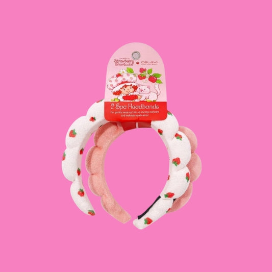 Strawberry Girl 2pc Sponge Headband