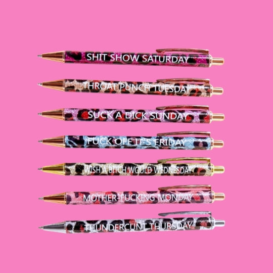 Comedy Cheetah Weekly Pen Set