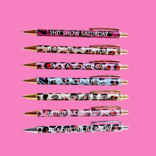 Comedy Cheetah Weekly Pen Set